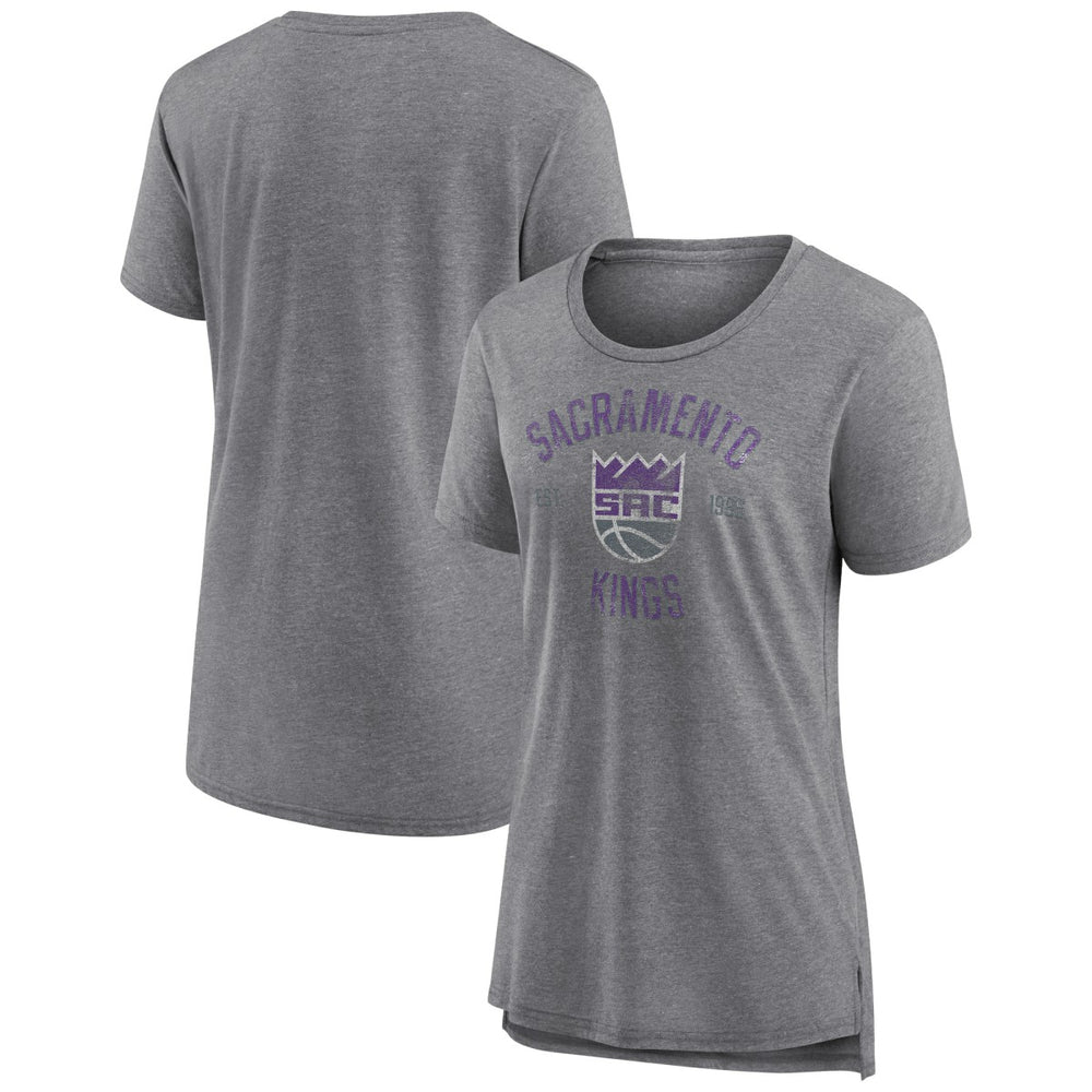 Sacramento Kings Women's Heritage Tri-Blend T-Shirt Discount