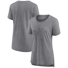 San Antonio Spurs Women's Heritage Tri-Blend T-Shirt Discount