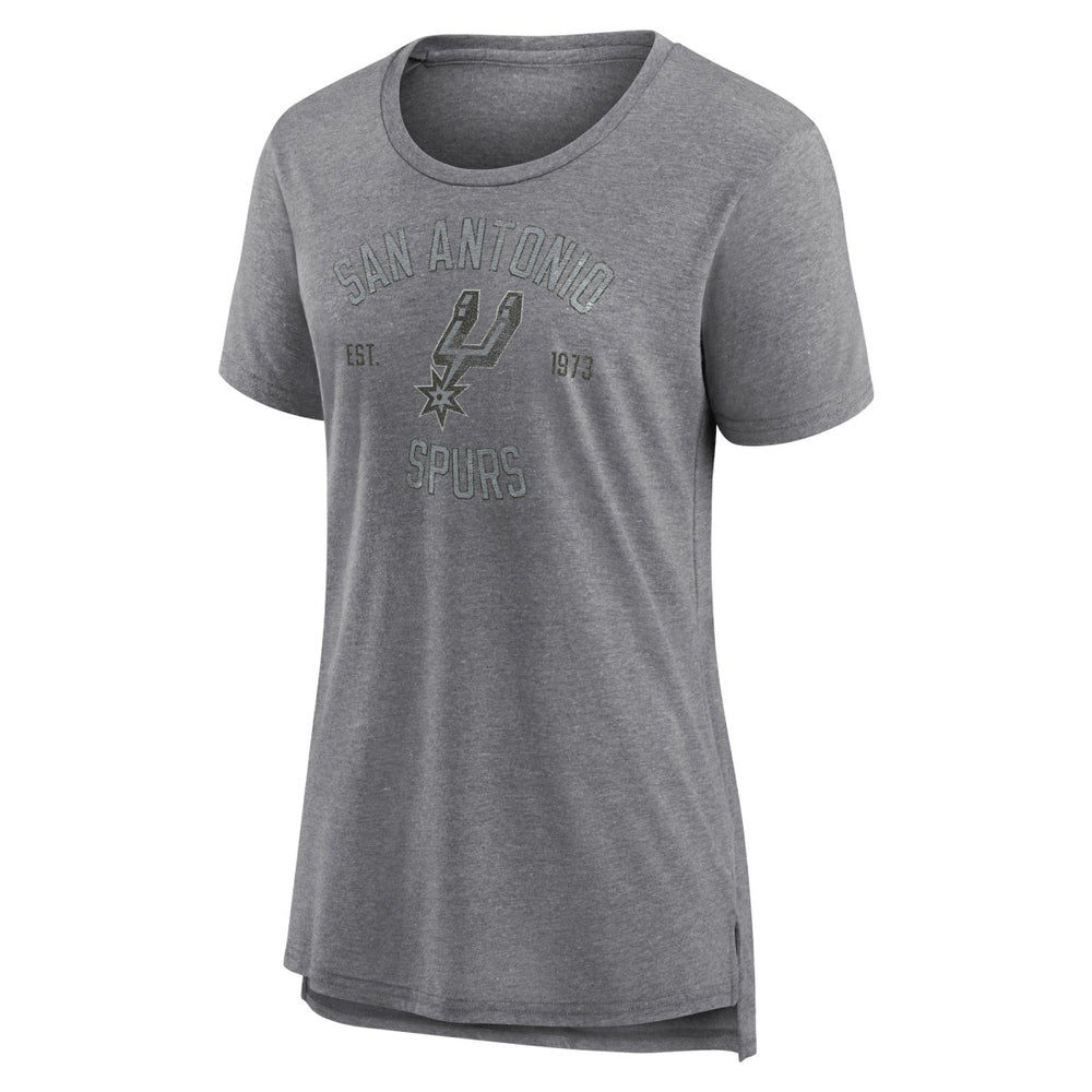 San Antonio Spurs Women's Heritage Tri-Blend T-Shirt Discount
