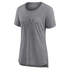 San Antonio Spurs Women's Heritage Tri-Blend T-Shirt Discount