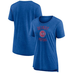 Detroit Pistons Women's Heritage Tri-Blend T-Shirt sale Online