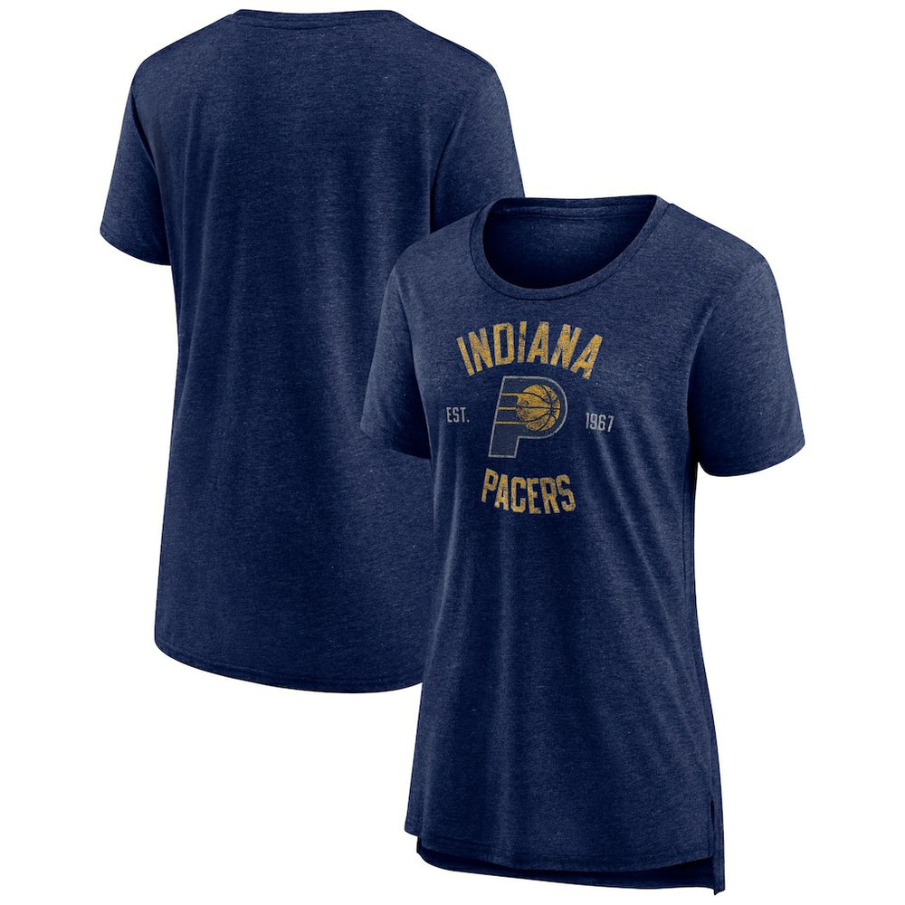 Indiana Pacers Women's Heritage Tri-Blend T-Shirt On Sale