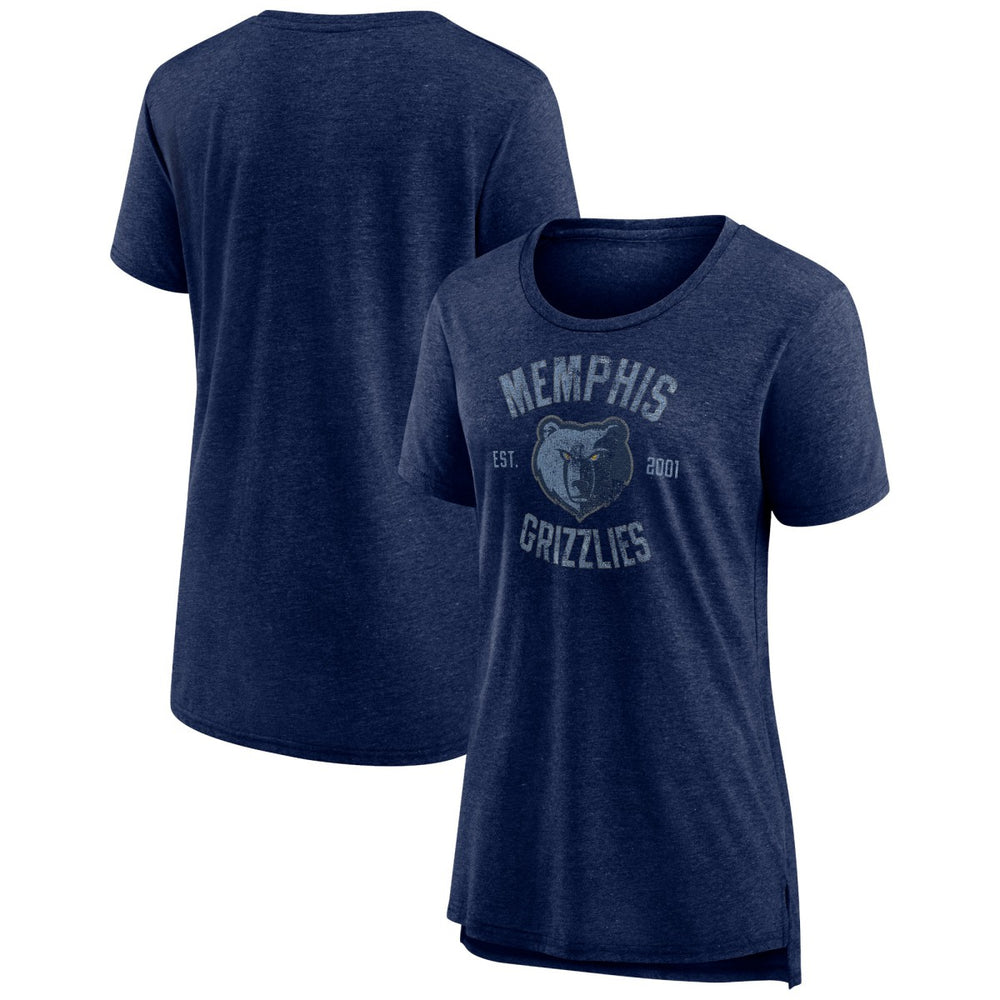 Memphis Grizzlies Women's Heritage Tri-Blend T-Shirt Online