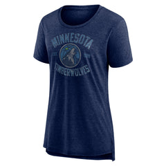 Minnesota Timberwolves Women's Heritage Tri-Blend T-Shirt On Sale