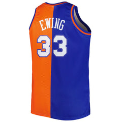 Patrick Ewing New York Knicks Big & Tall Hardwood Classics 1991/92 Split Swingman Jersey On Sale