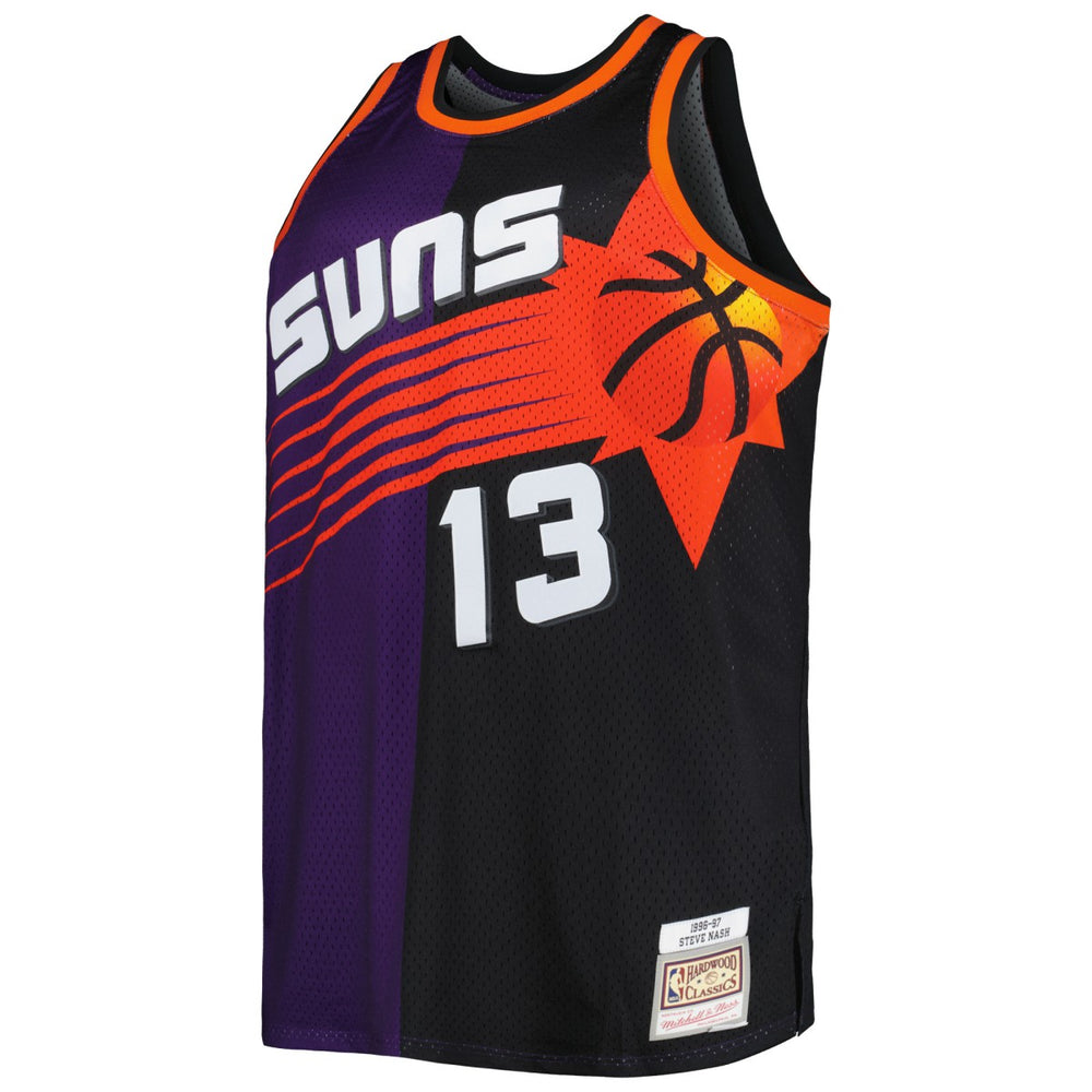Steve Nash Phoenix Suns Big & Tall Hardwood Classics 1996/97 Split Swingman Jersey Discount