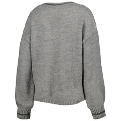 Brooklyn Nets Lusso Women's Scarletts Lantern Sleeve Tri-Blend V-Neck Pullover Sweater For Sale