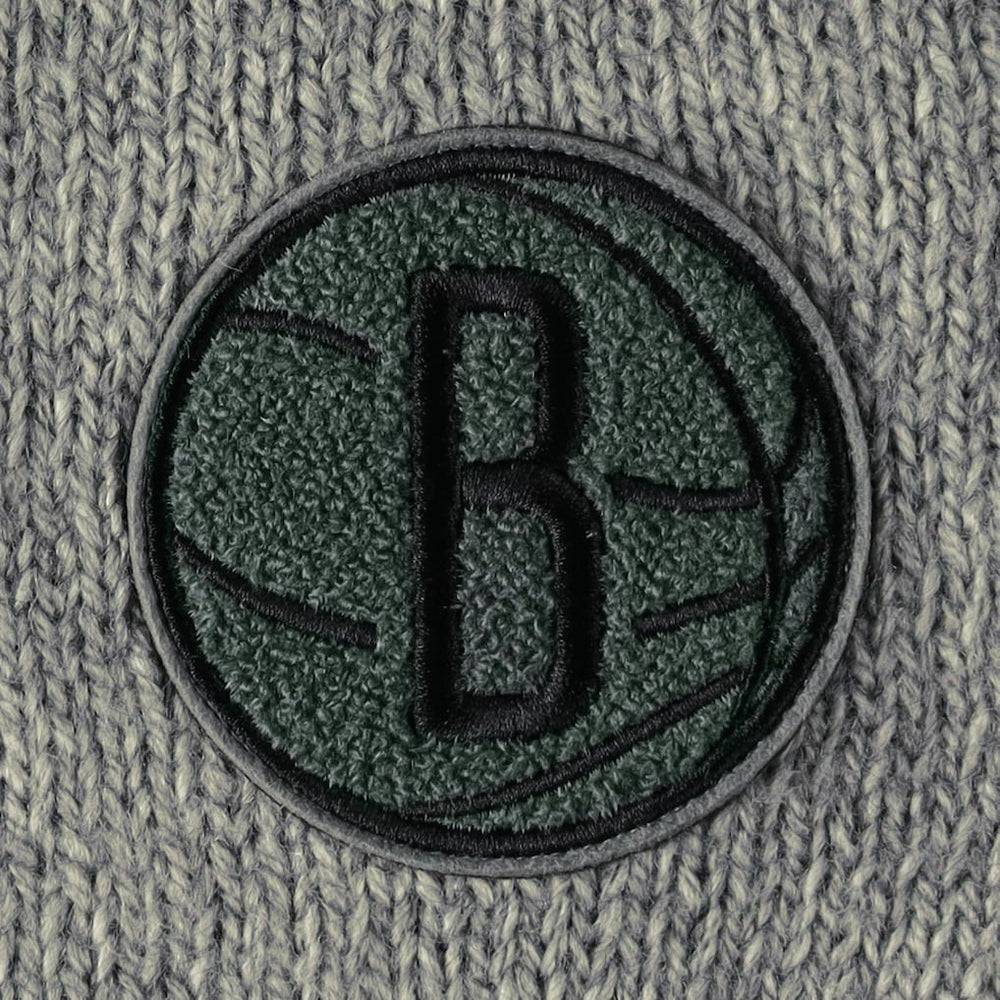 Brooklyn Nets Lusso Women's Scarletts Lantern Sleeve Tri-Blend V-Neck Pullover Sweater For Sale