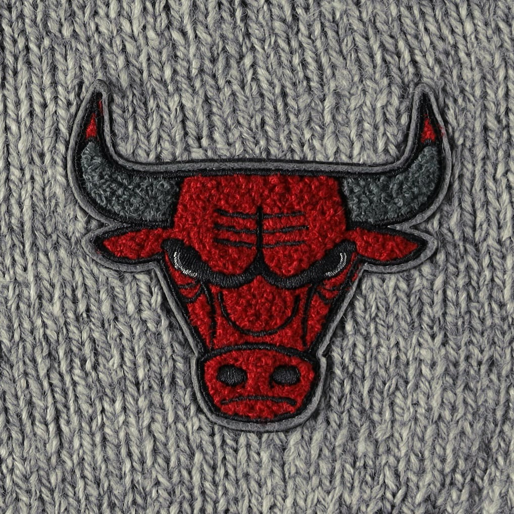 Chicago Bulls Lusso Women's Scarletts Lantern Sleeve Tri-Blend V-Neck Pullover Sweater Discount