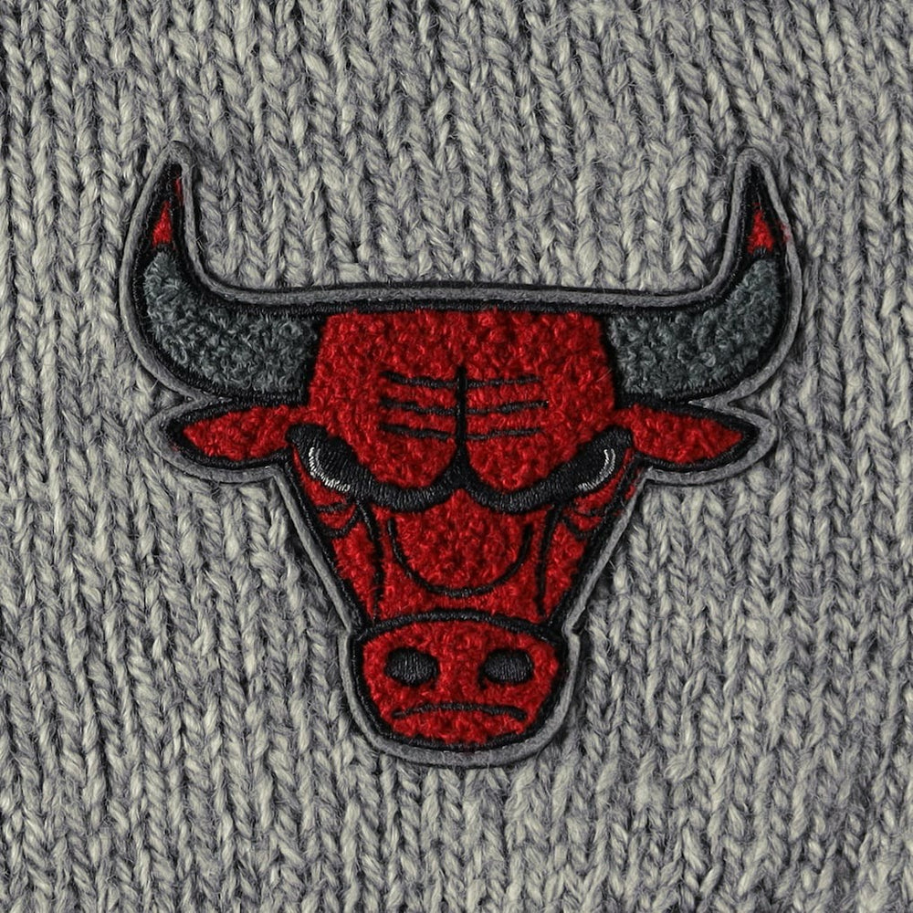 Chicago Bulls Lusso Women's Scarletts Lantern Sleeve Tri-Blend V-Neck Pullover Sweater Discount