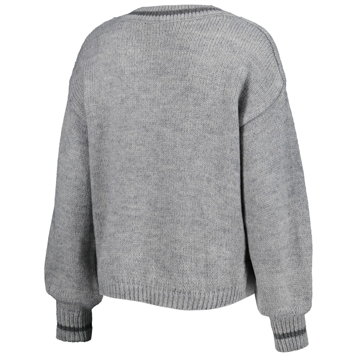 Los Angeles Lakers Lusso Women's Scarletts Lantern Sleeve Tri-Blend V-Neck Pullover Sweater On Sale