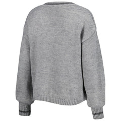 Philadelphia 76ers Lusso Women's Scarletts Lantern Sleeve Tri-Blend V-Neck Pullover Sweater On Sale