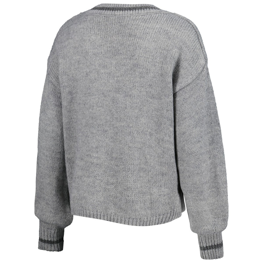 Phoenix Suns Lusso Women's Scarletts Lantern Sleeve Tri-Blend V-Neck Pullover Sweater New