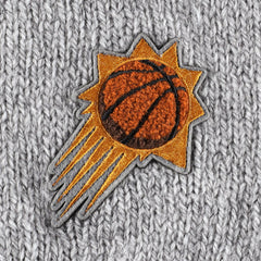 Phoenix Suns Lusso Women's Scarletts Lantern Sleeve Tri-Blend V-Neck Pullover Sweater New