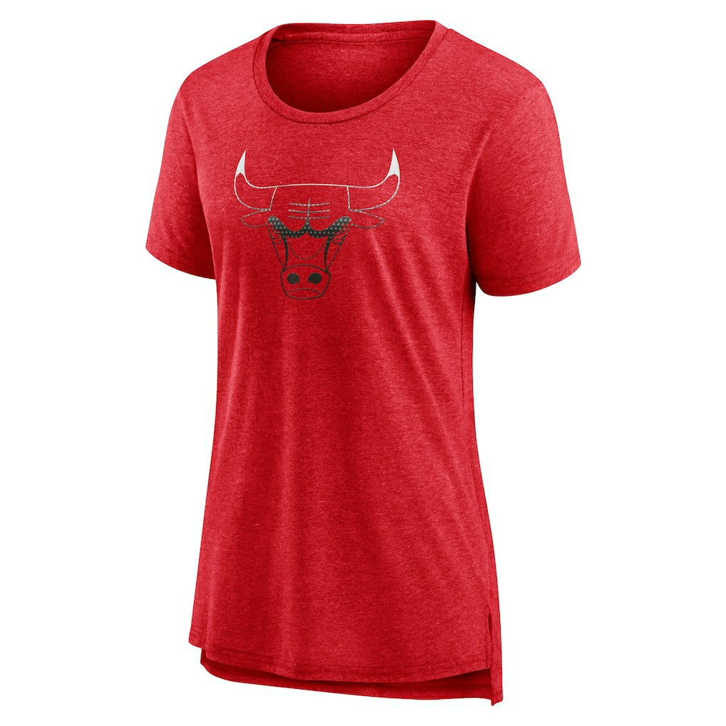 Chicago Bulls Women's Gradient Logo Tri-Blend T-Shirt sale For Sale