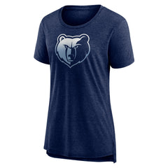 Memphis Grizzlies Women's Gradient Logo Tri-Blend T-Shirt On Sale