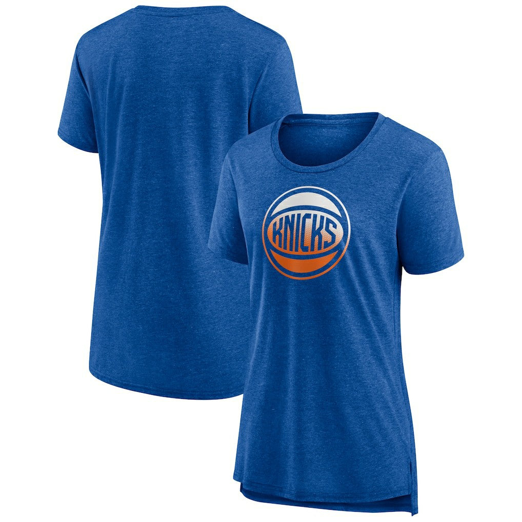 New York Knicks Women's Gradient Logo Tri-Blend T-Shirt Online