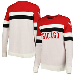 Chicago Bulls Lusso Women's Dominique Pullover Sweater Discount
