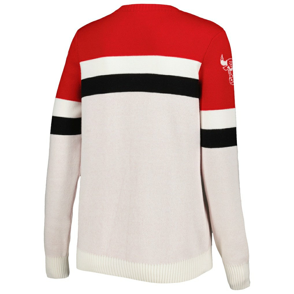 Chicago Bulls Lusso Women's Dominique Pullover Sweater Discount