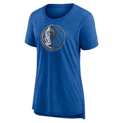 Dallas Mavericks Women's Distressed Logo Tri-Blend T-Shirt sale On Sale