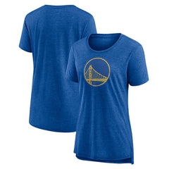 Golden State Warriors Women's Distressed Logo Tri-Blend T-Shirt sale Online