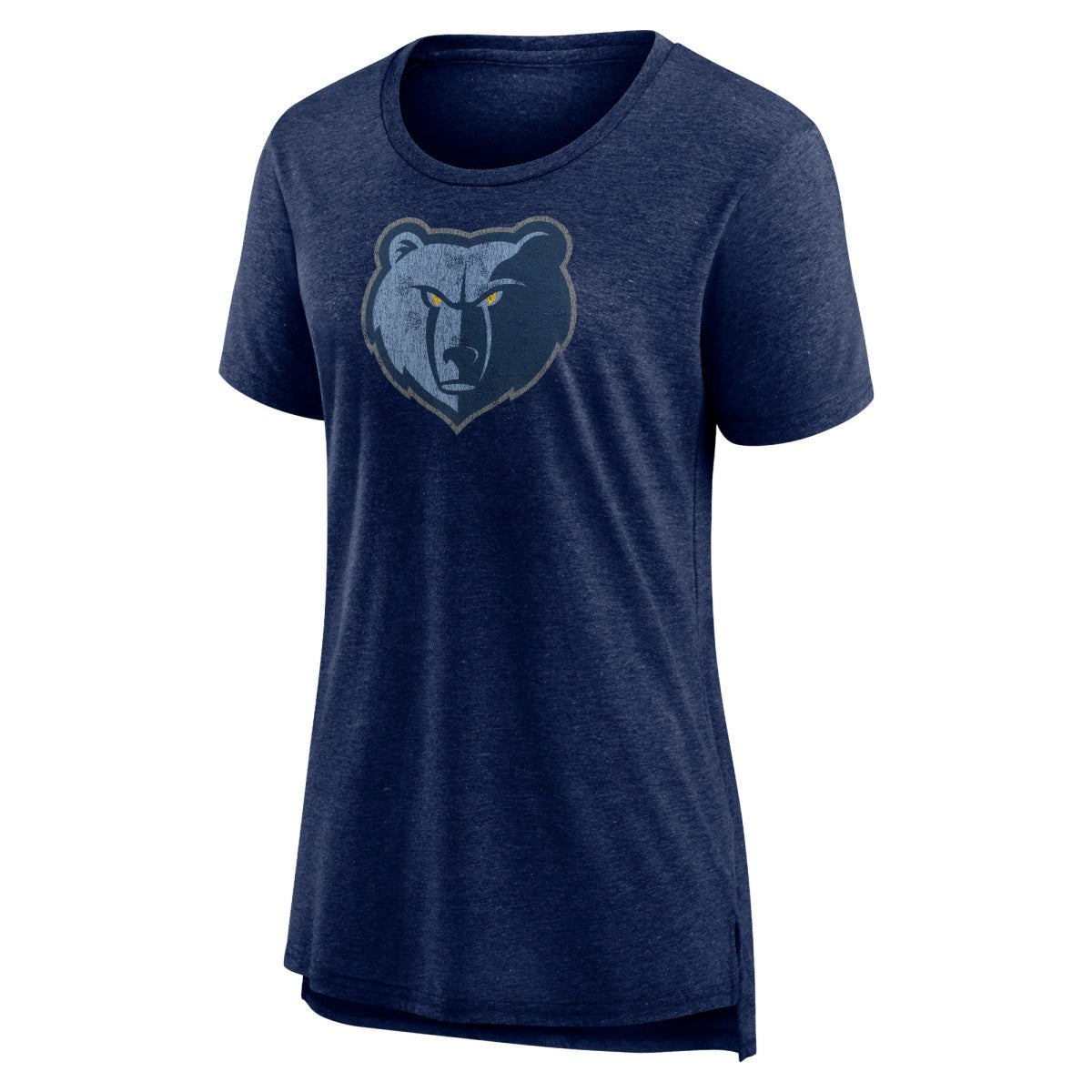 Memphis Grizzlies Women's Distressed Logo Tri-Blend T-Shirt Online