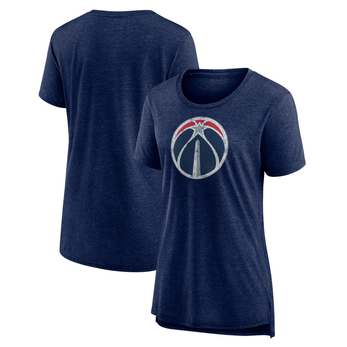 Washington Wizards Women's Distressed Logo Tri-Blend T-Shirt Discount