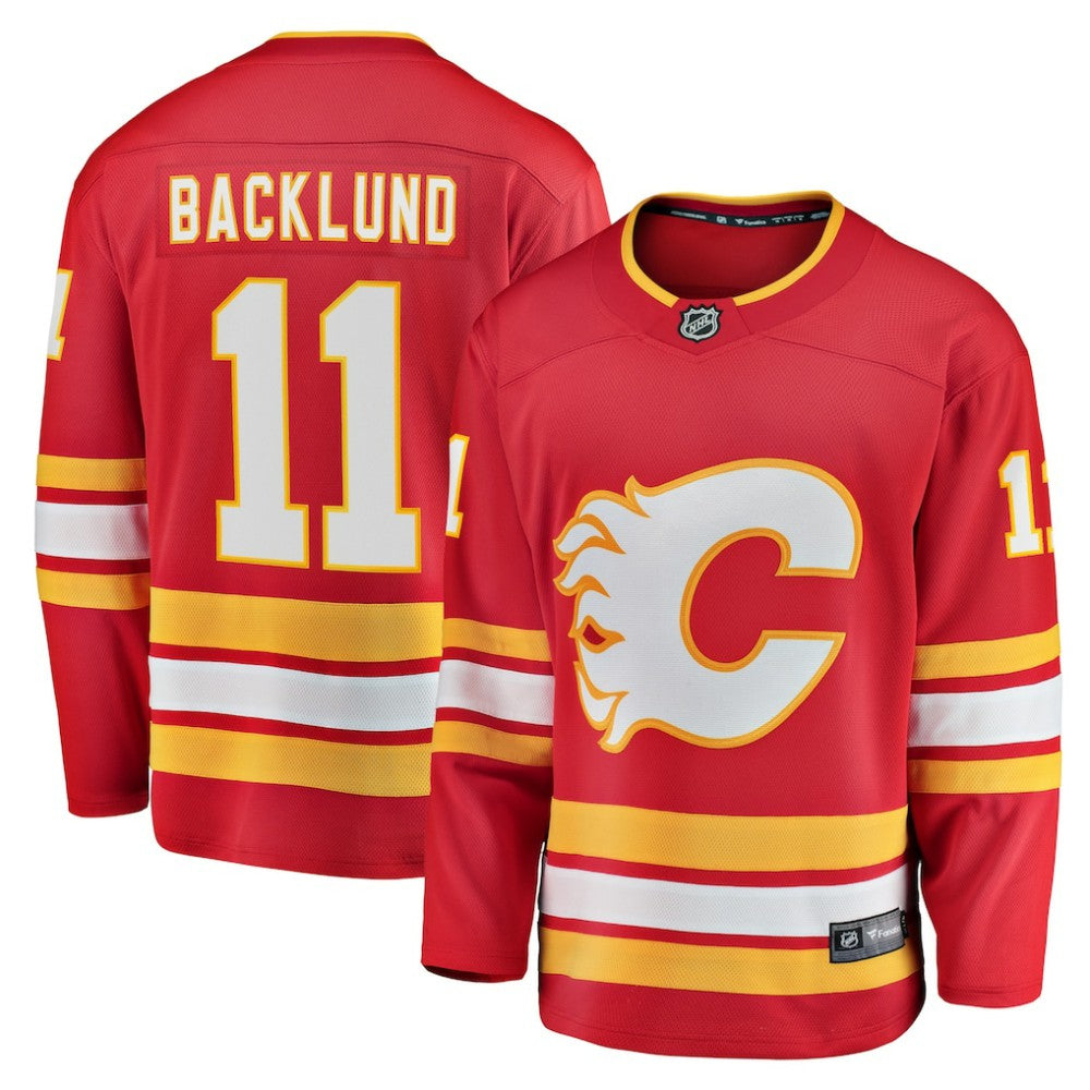 Mikael Backlund Calgary Flames Fanatics Home Breakaway Player Jersey For Sale