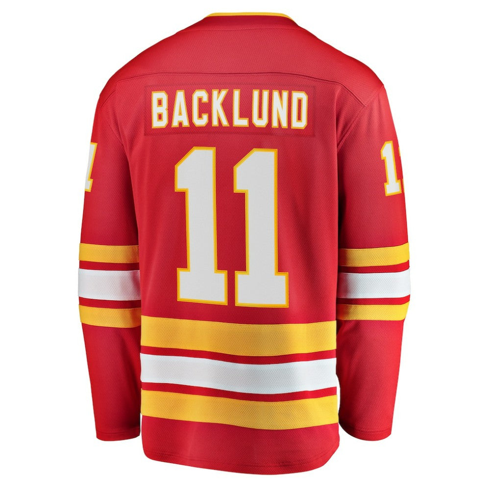 Mikael Backlund Calgary Flames Fanatics Home Breakaway Player Jersey For Sale