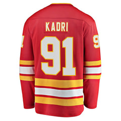 Nazem Kadri Calgary Flames Fanatics Home Breakaway Player Jersey On Sale