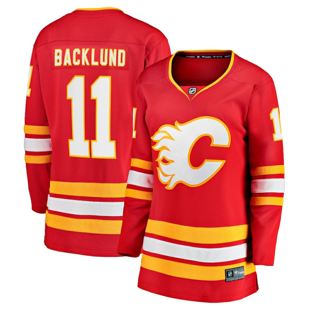 Mikael Backlund Calgary Flames Fanatics Women's Home Team Breakaway Player Jersey Sale