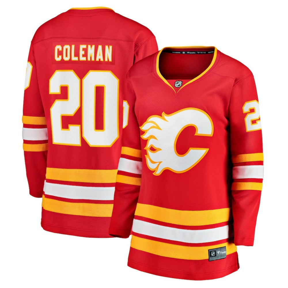 Blake Coleman Calgary Flames Fanatics Women's Home Breakaway Player Jersey Outlet