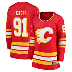 Nazem Kadri Calgary Flames Fanatics Women's Home Breakaway Player Jersey Online