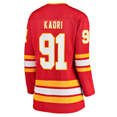 Nazem Kadri Calgary Flames Fanatics Women's Home Breakaway Player Jersey Online