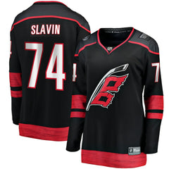 Jaccob Slavin Carolina Hurricanes Fanatics Women's Home Breakaway Player Jersey On Sale
