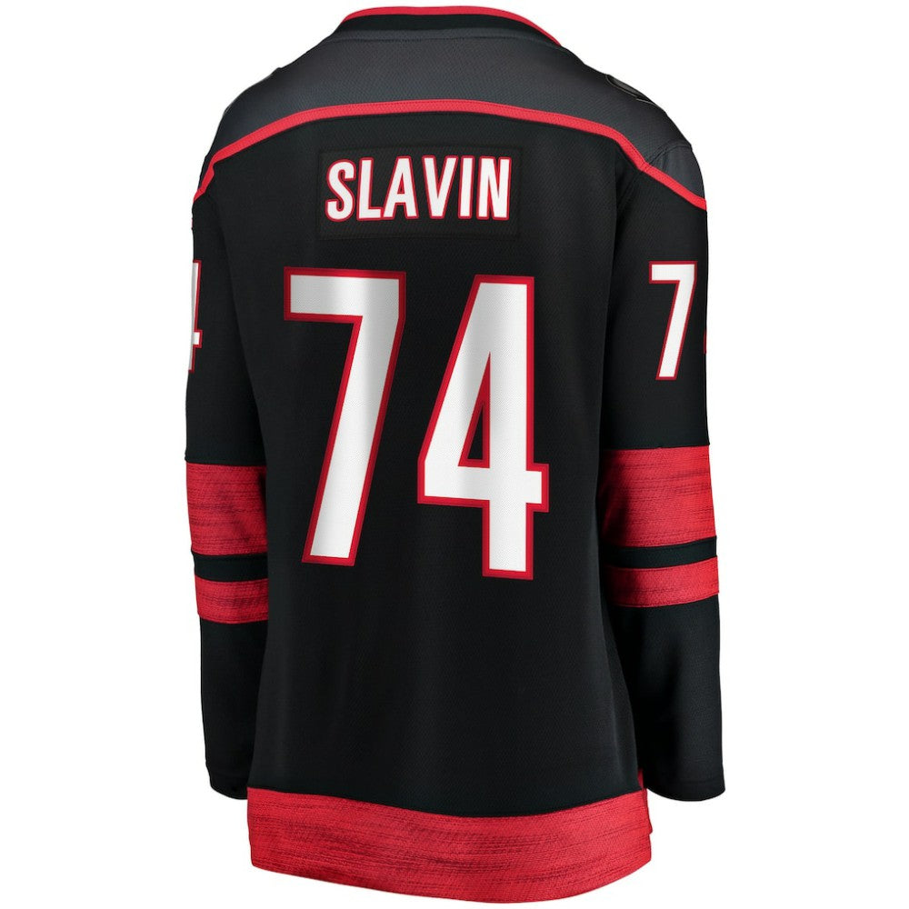 Jaccob Slavin Carolina Hurricanes Fanatics Women's Home Breakaway Player Jersey On Sale