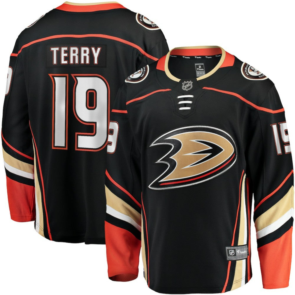 Troy Terry Anaheim Ducks Fanatics Home Team Breakaway Player Jersey For Sale