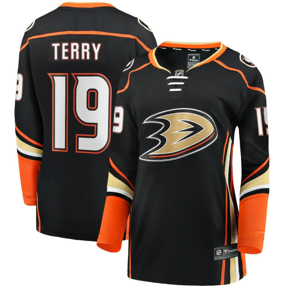 Troy Terry Anaheim Ducks Fanatics Women's Home Team Breakaway Player Jersey Outlet