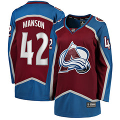 Josh Manson Colorado Avalanche Fanatics Women's Home Breakaway Player Jersey Online