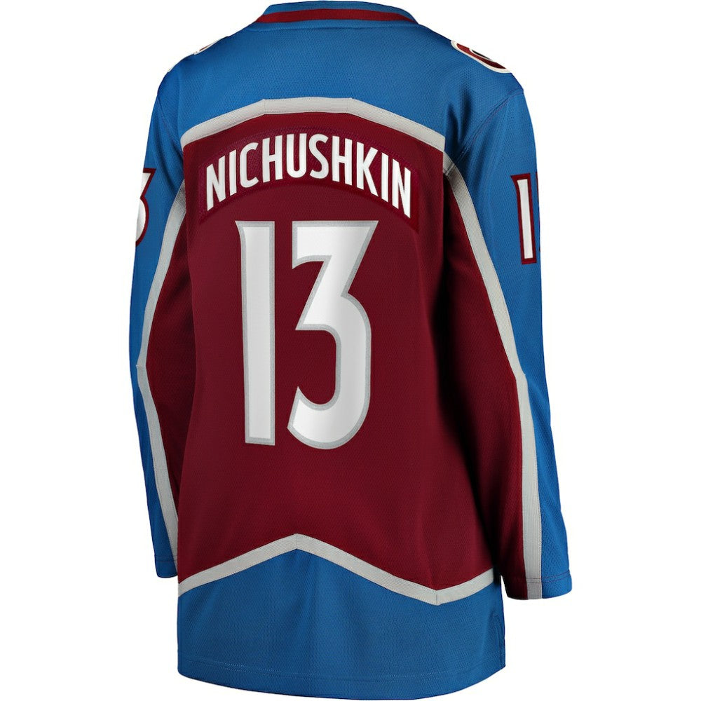 Valeri Nichushkin Colorado Avalanche Fanatics Women's Home Breakaway Player Jersey Online