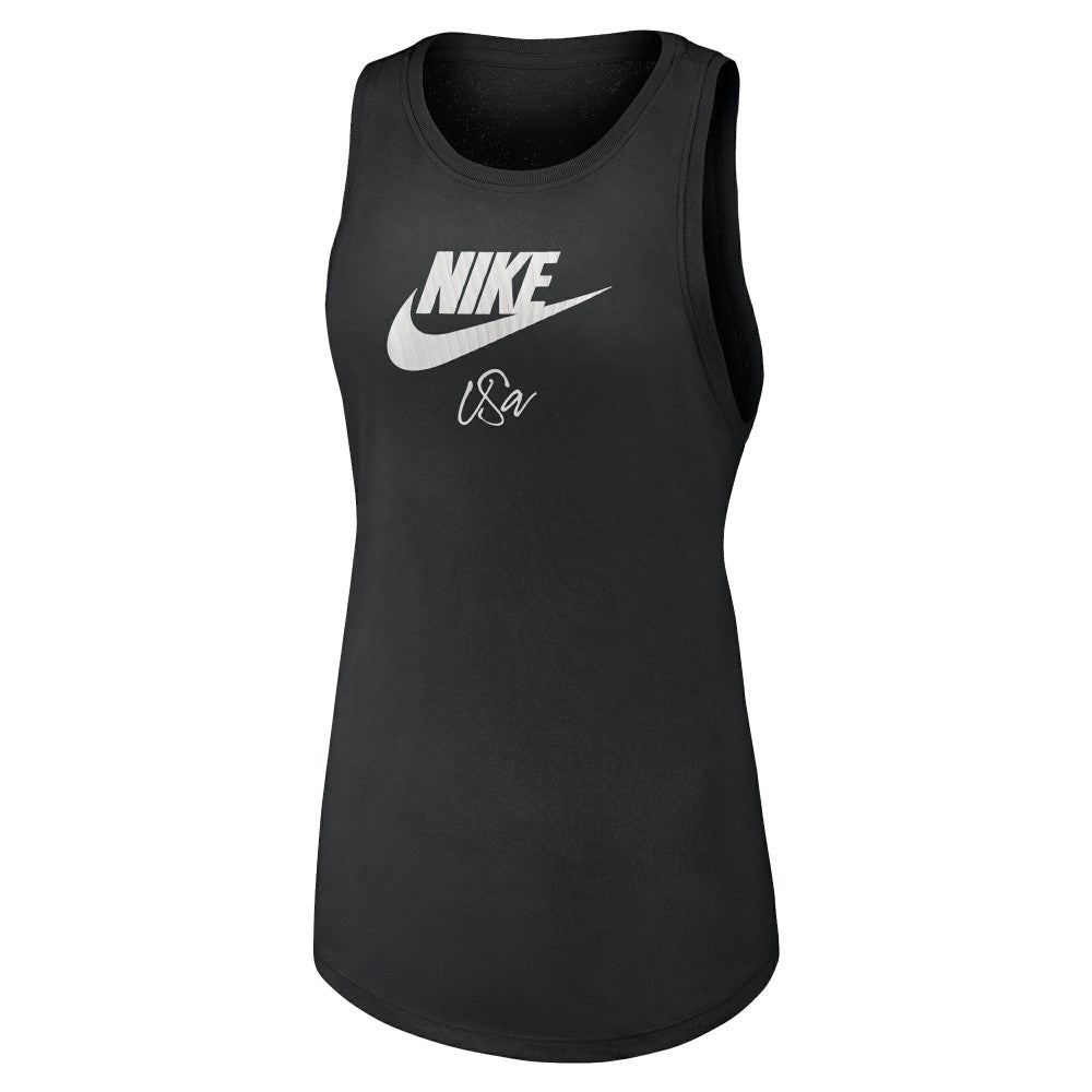 USWNT Women's Futura Performance Tank Top Black - Nike