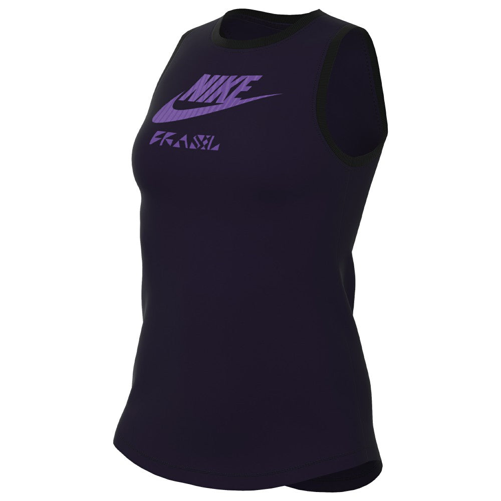 Brazil Women's National Team Women's Futura Tank Top Navy - Nike