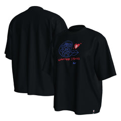 USMNT Women's Spring T-Shirt Black - Nike