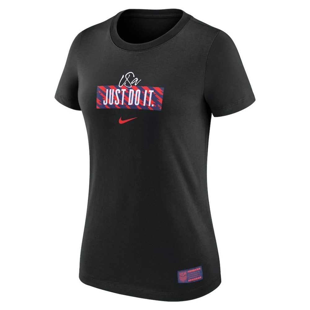 USMNT Women's Verbiage T-Shirt Black - Nike