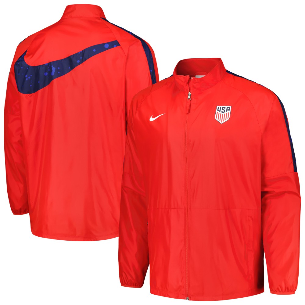 USMNT 2023 Academy AWF Raglan Full-Zip Jacket Red - Nike