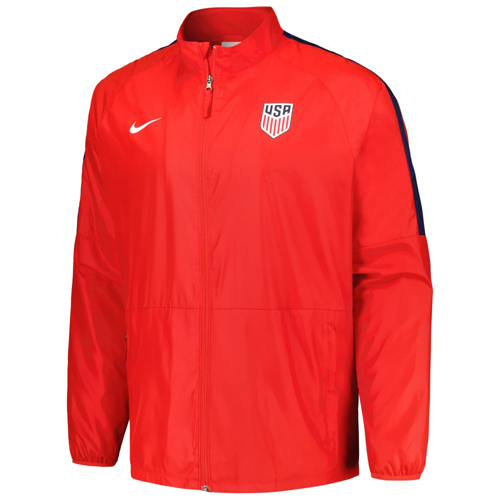 USMNT 2023 Academy AWF Raglan Full-Zip Jacket Red - Nike
