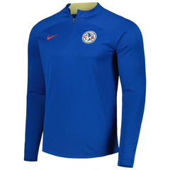 Club America Academy Pro Drill Raglan Quarter-Zip Top Blue - Nike