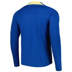 Club America Academy Pro Drill Raglan Quarter-Zip Top Blue - Nike