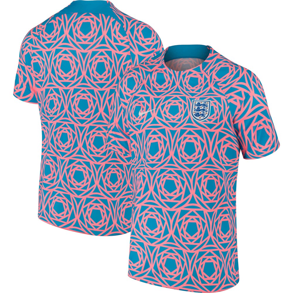 England Women's National Team 2023 Academy Pro Pre-Match Top Blue - Nike