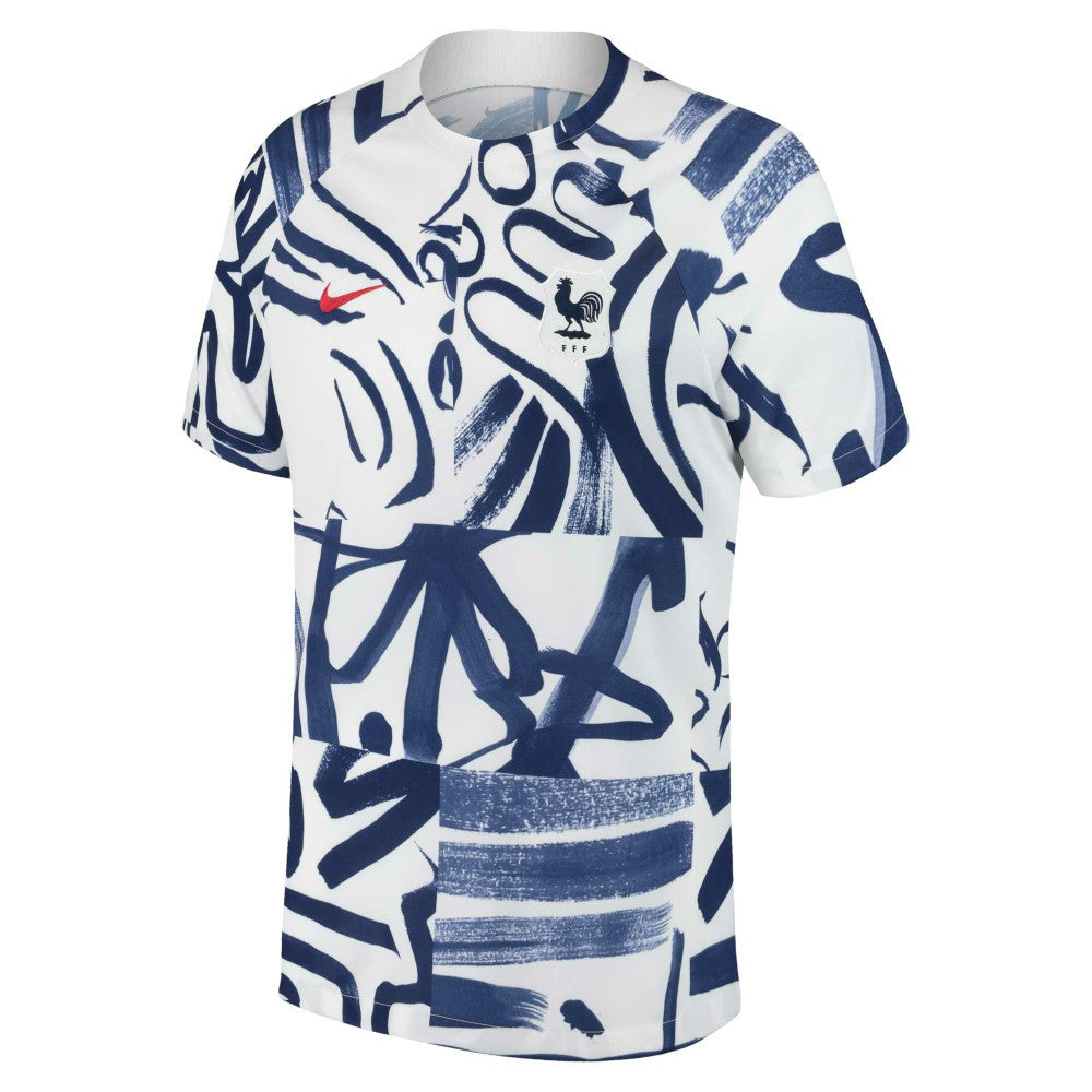 France Women's National Team 2023 Academy Pro Pre-Match Top White - Nike